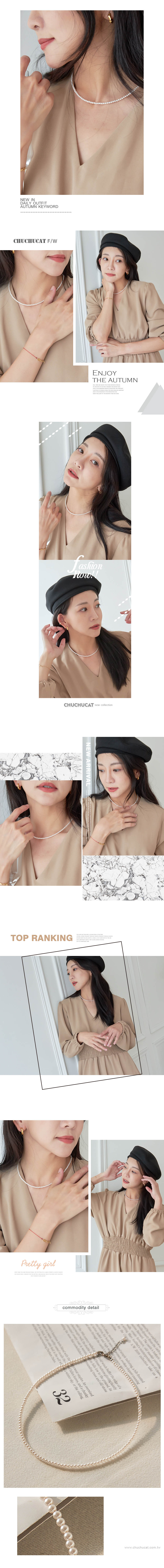 細版珍珠項鍊-2