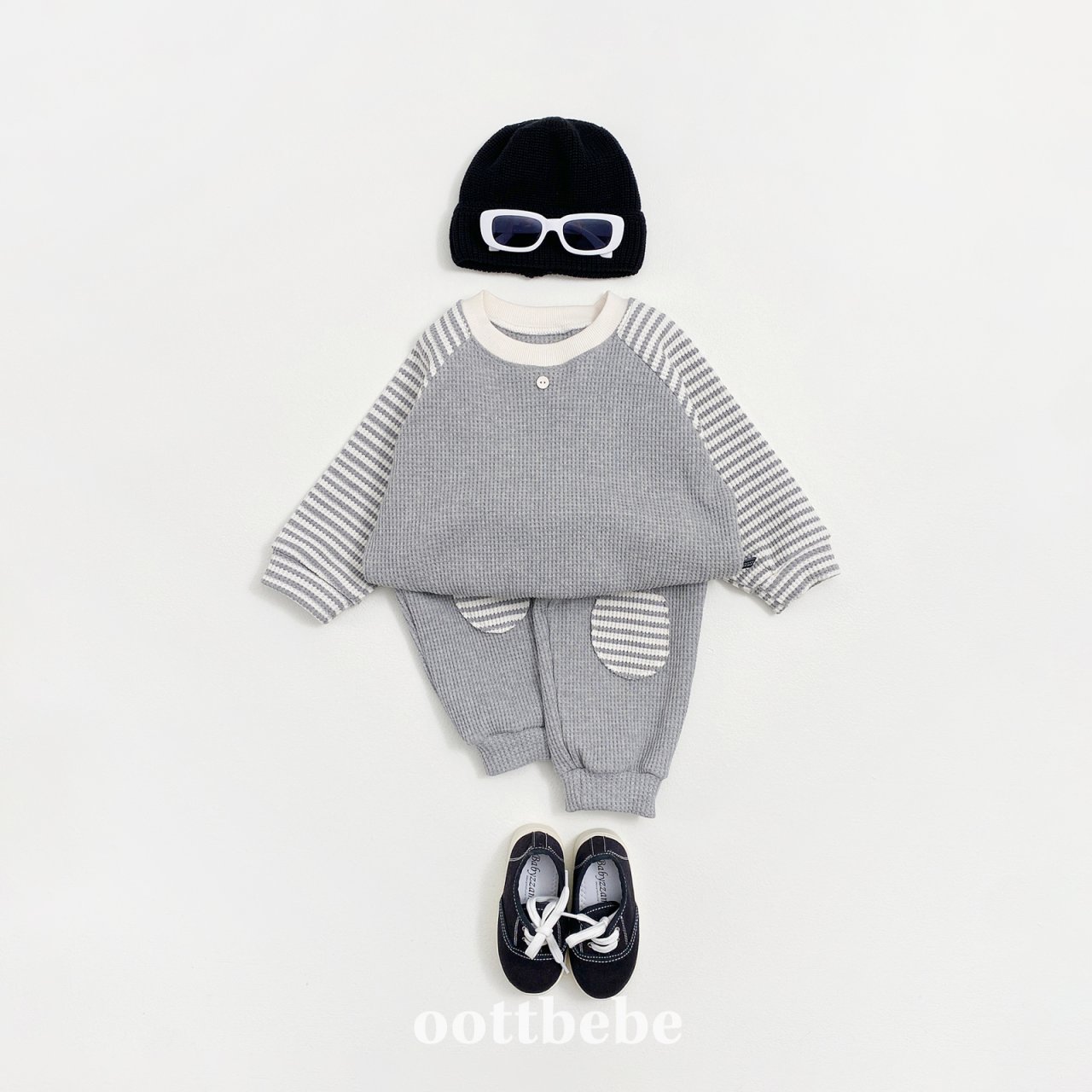 oottbebe stripe waffle set 09