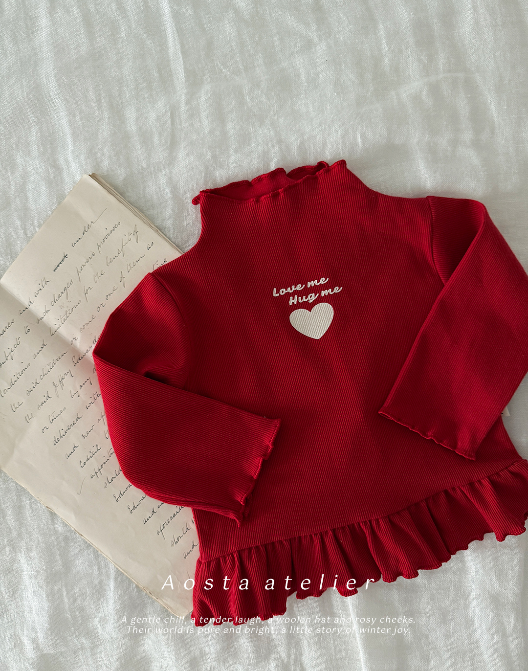 러브미블라우스 레드-0.1