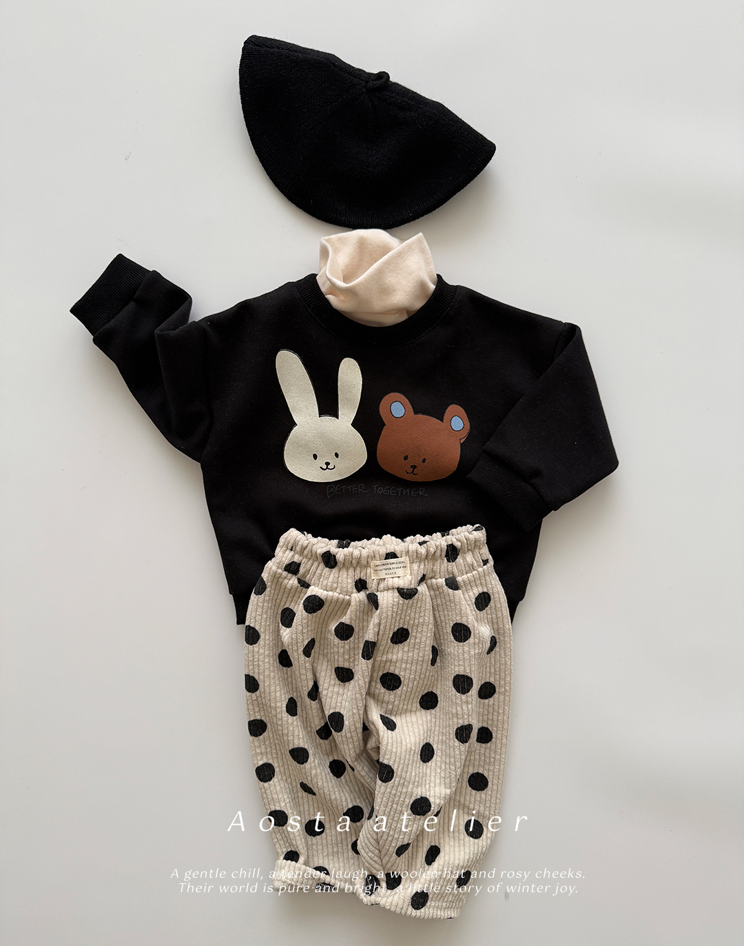 곰곰토토맨투맨검정-6