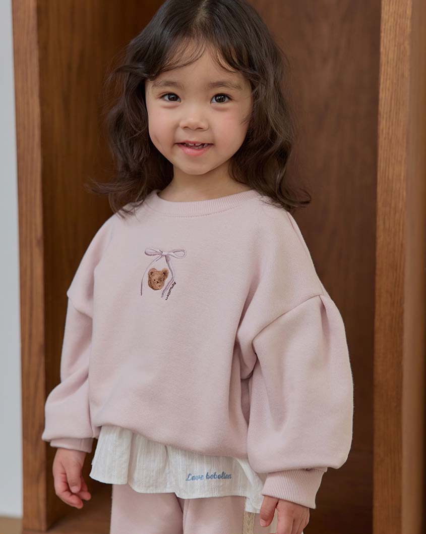 bebolien小熊刺繡蕾絲套裝03