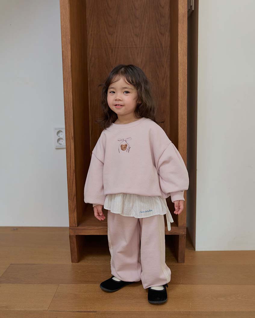 bebolien小熊刺繡蕾絲套裝04