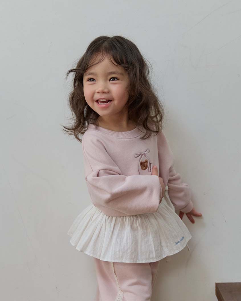 bebolien小熊刺繡蕾絲套裝13