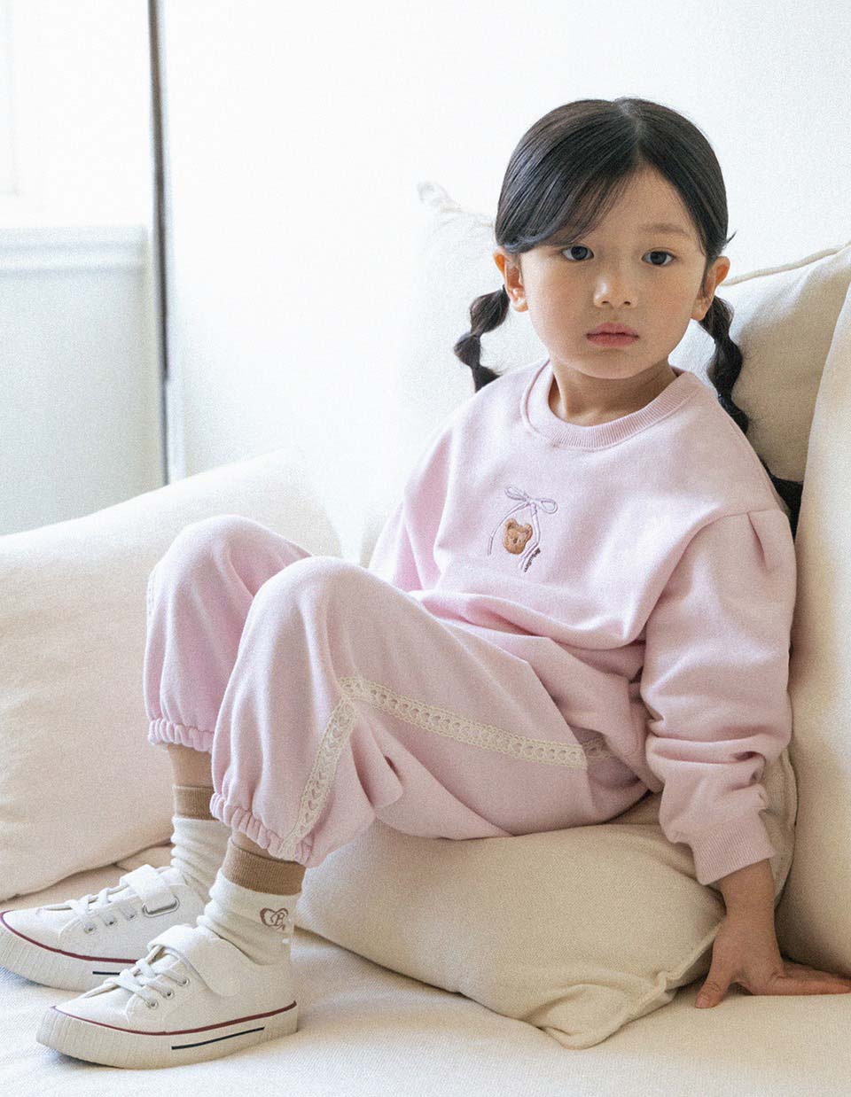 bebolien小熊刺繡蕾絲套裝09