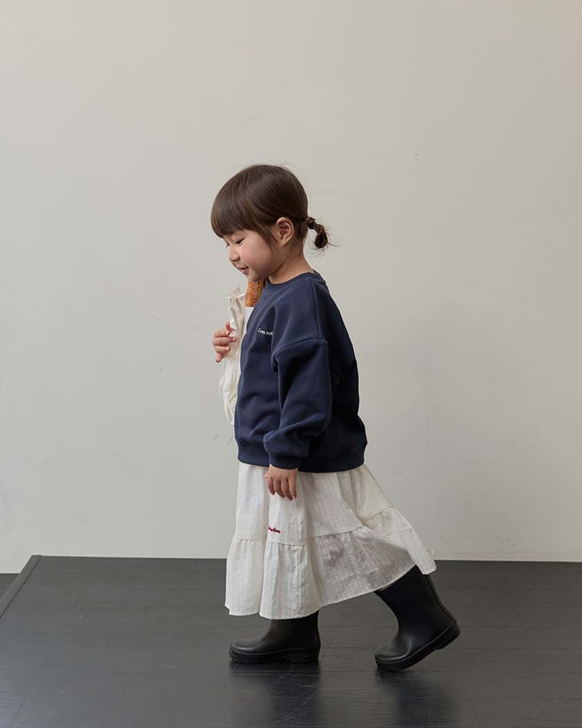 bebolien刺繡白色長裙14