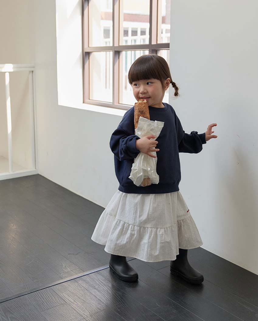 bebolien刺繡白色長裙18