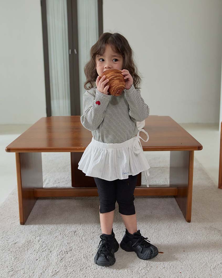 BEBOLIEN綁帶白色襯裙