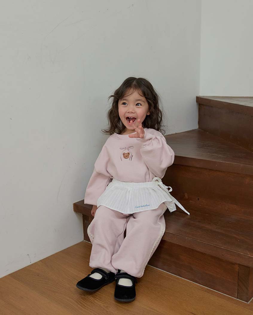 BEBOLIEN綁帶白色襯裙08