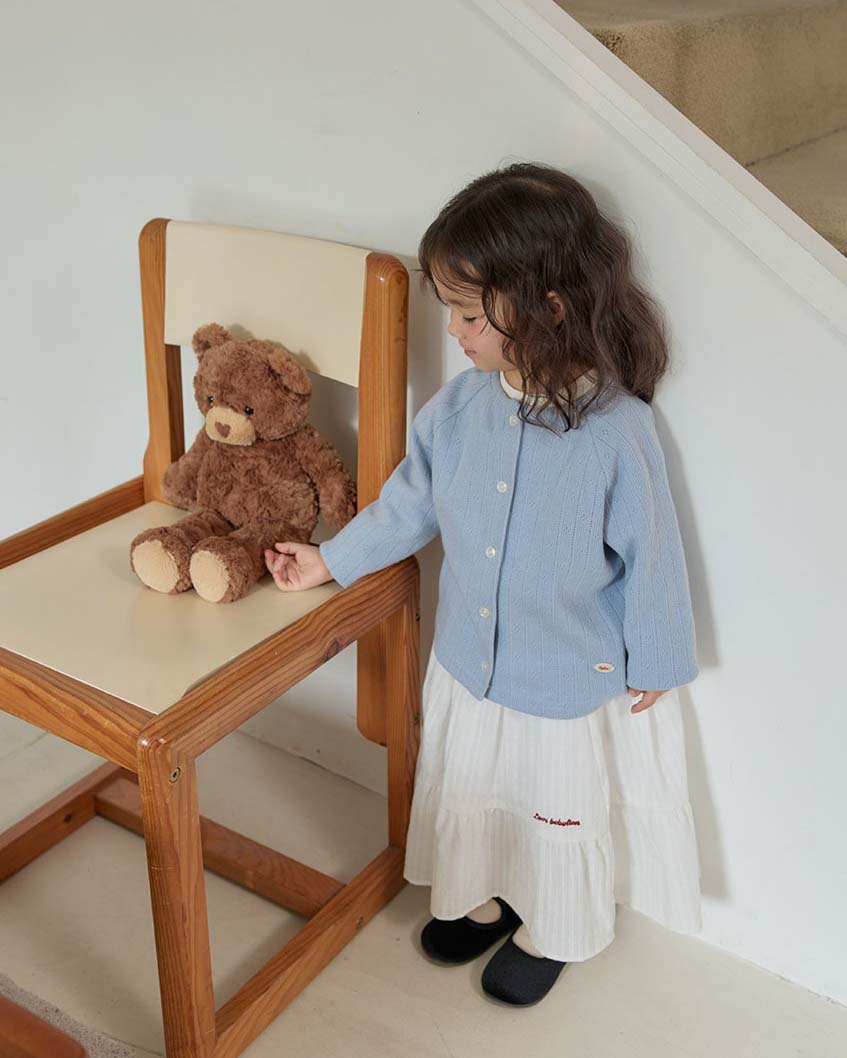 BEBOLIEN鏤空開襟外套01