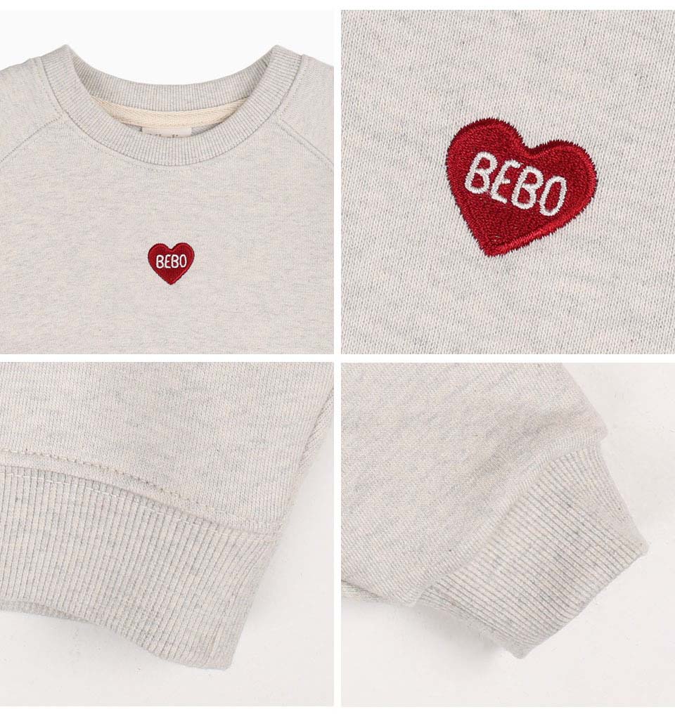 bebolien愛心刺繡拉克蘭上衣09