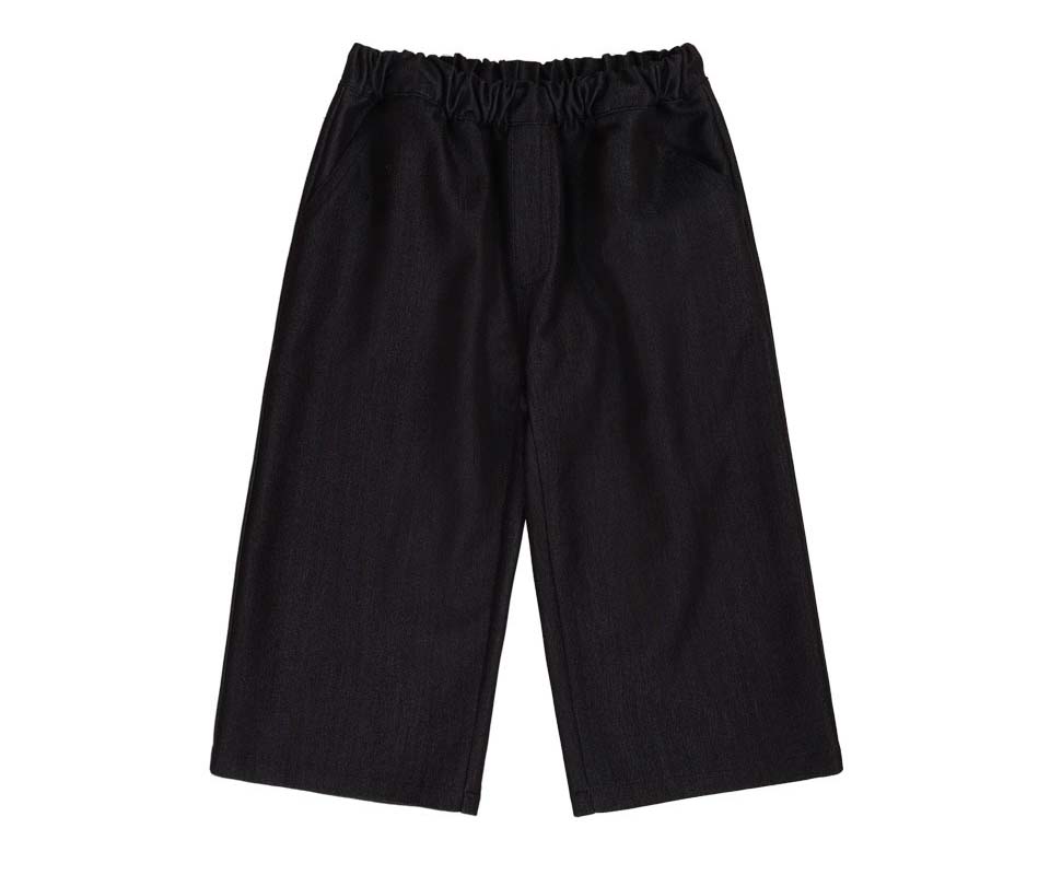 bebolien刺繡薄款牛仔寬褲12