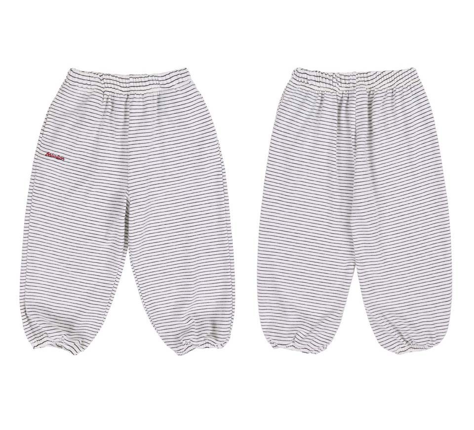 bebolien寬鬆條紋長褲 09