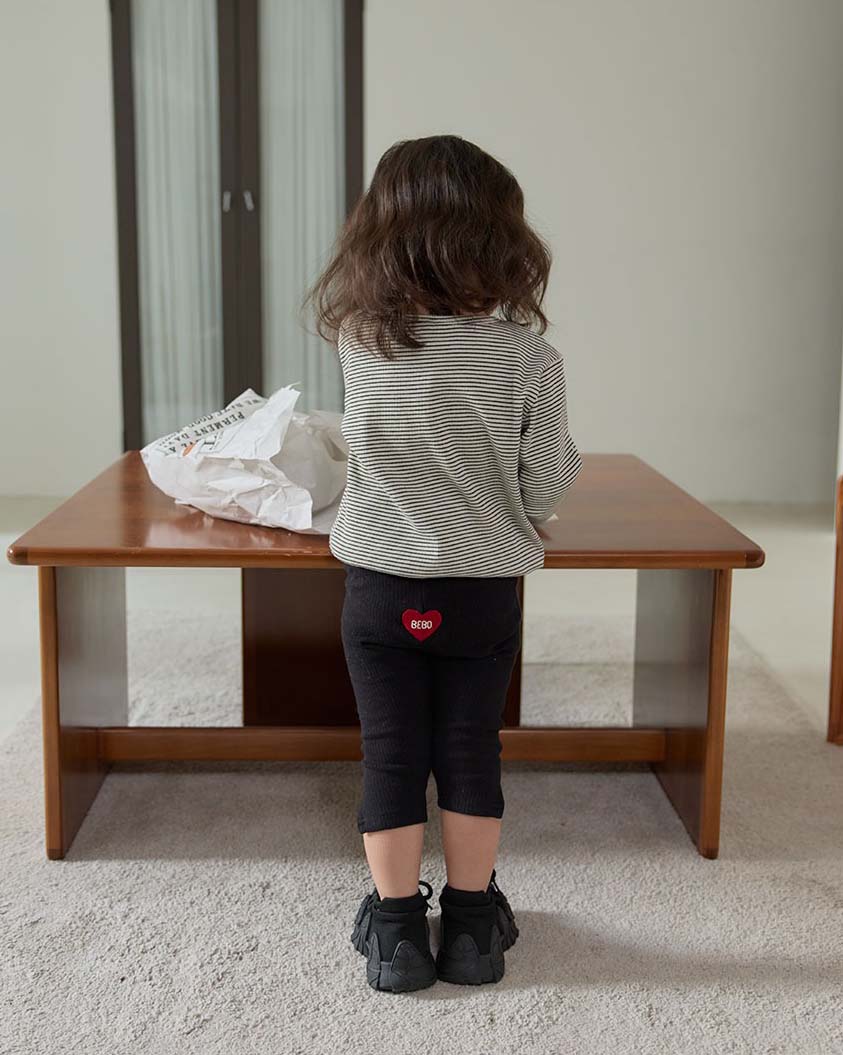 bebolien開叉彈性七分褲 01