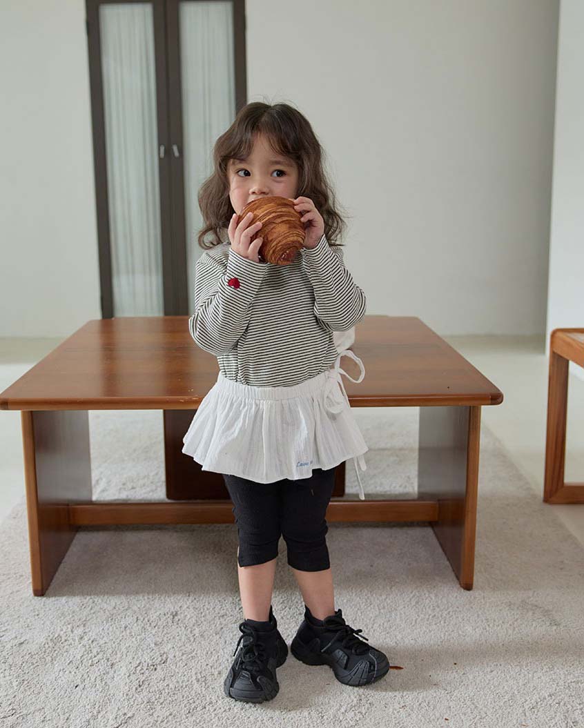 BEBOLIEN愛心刺繡條紋上衣 12