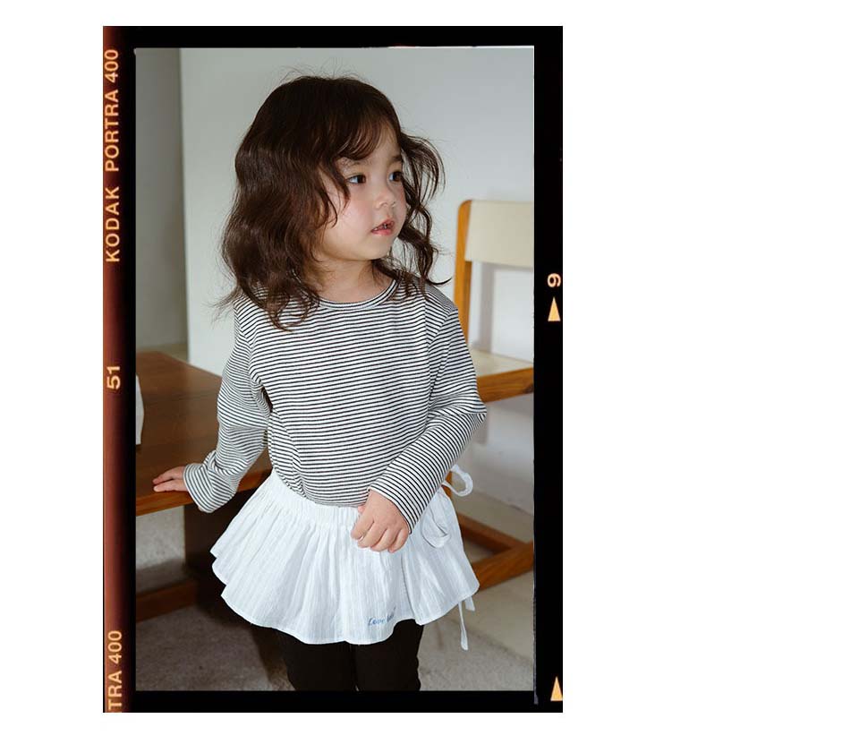 BEBOLIEN愛心刺繡條紋上衣 13