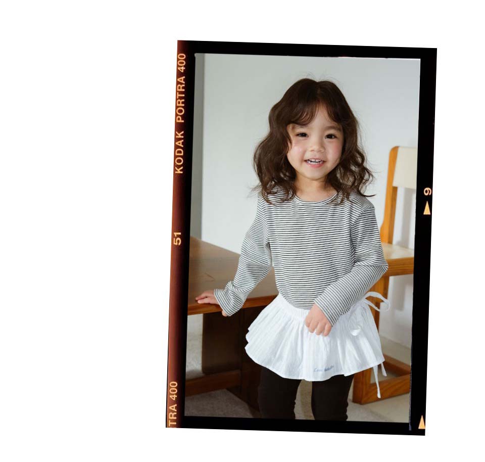 BEBOLIEN愛心刺繡條紋上衣 14