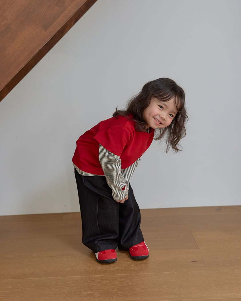 BEBOLIEN愛心刺繡條紋上衣 15