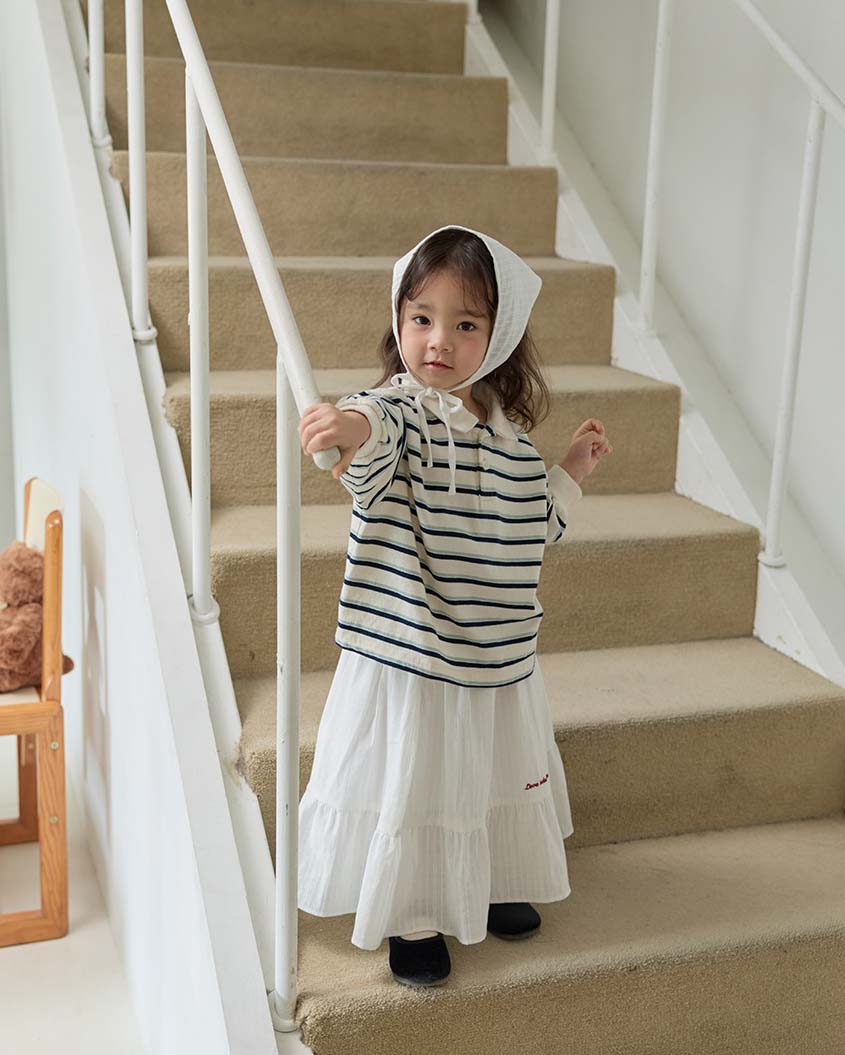 bebolien翻領條紋上衣 04