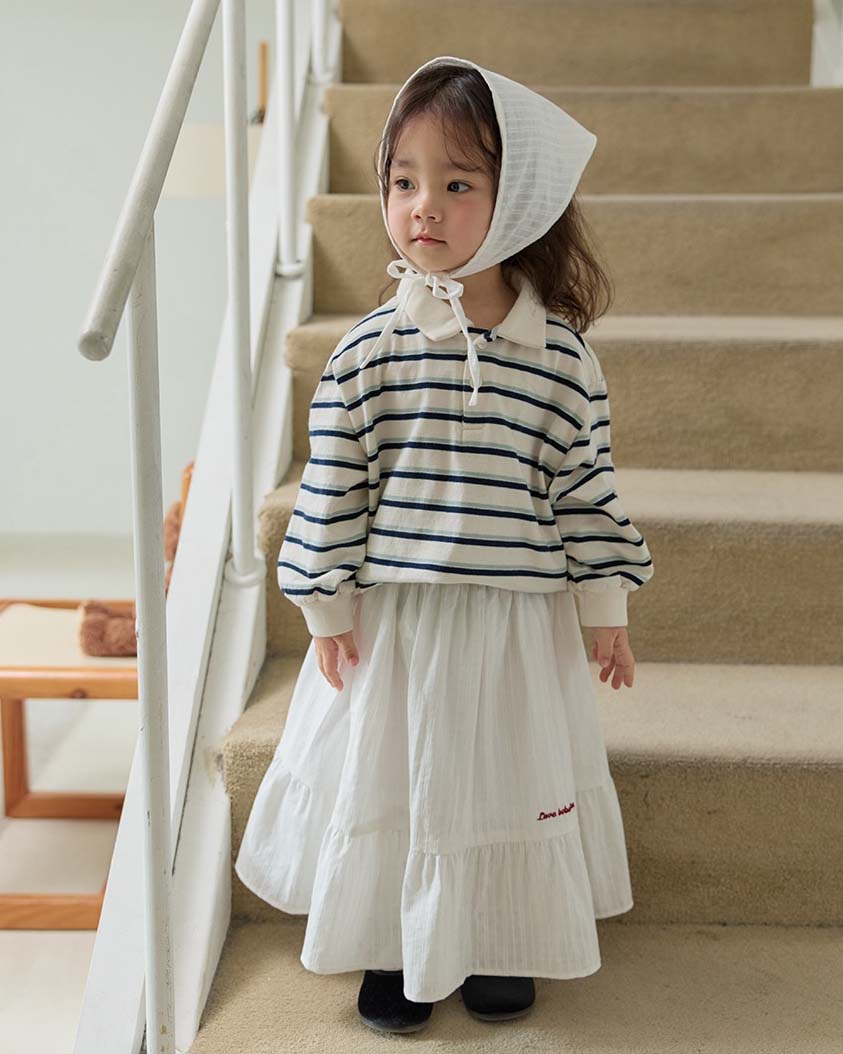 bebolien翻領條紋上衣 06