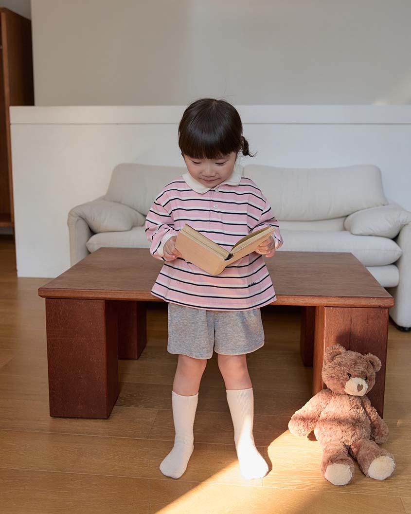 bebolien翻領條紋上衣 08