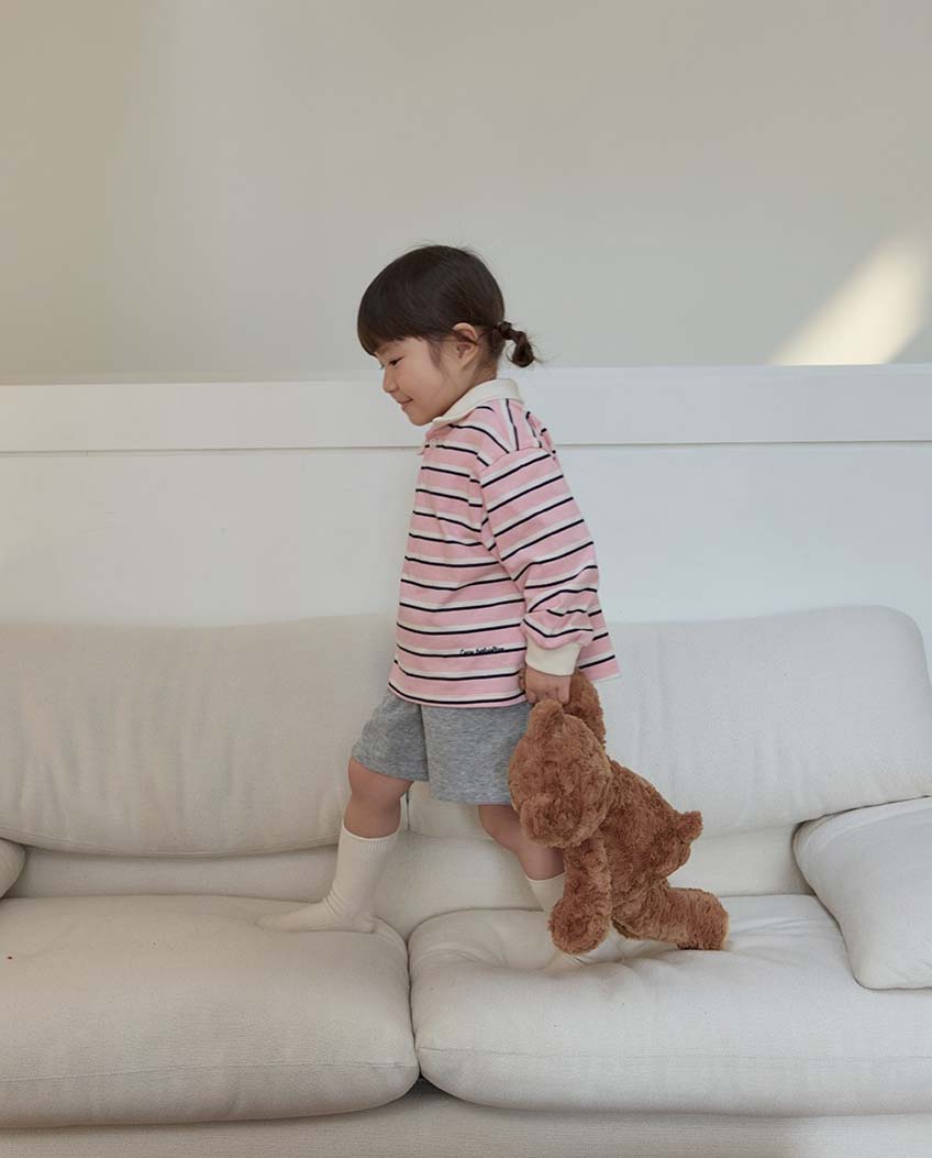 bebolien翻領條紋上衣 13