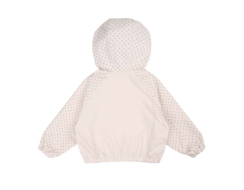 bebolien點點拼接連帽防風外套 20