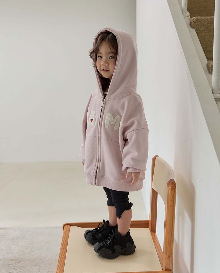 bebolien小熊字母連帽外套 10