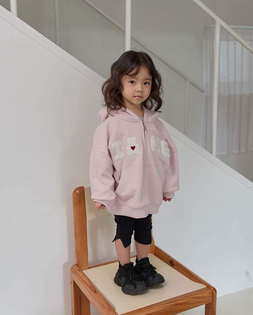 bebolien小熊字母連帽外套 15