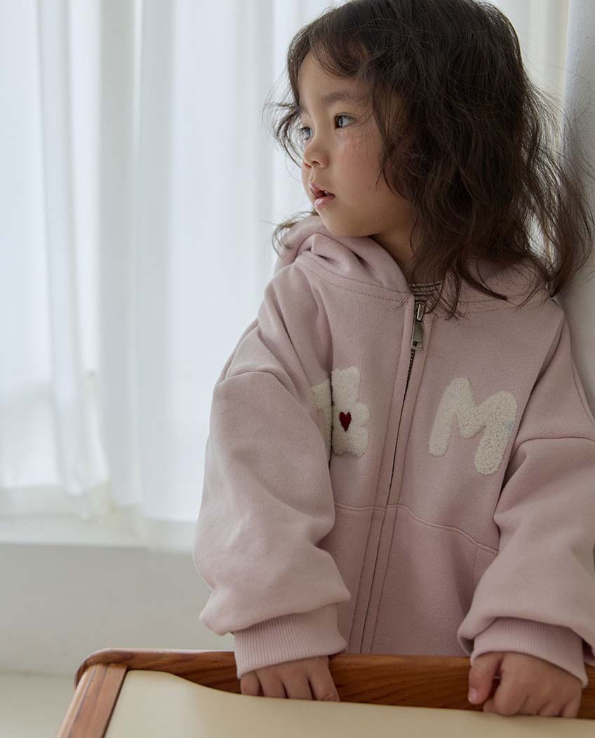 bebolien小熊字母連帽外套 18
