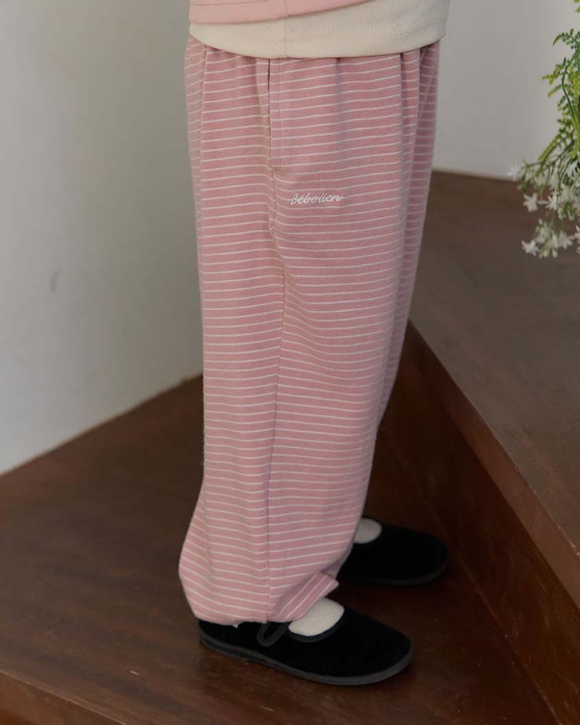 bebolien寬鬆條紋長褲 03