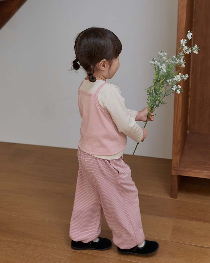 bebolien寬鬆條紋長褲 15