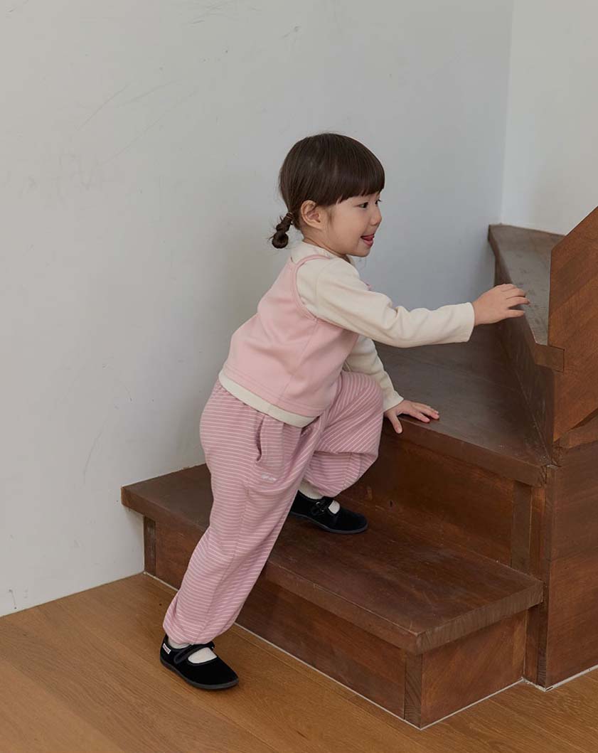 bebolien寬鬆條紋長褲 16