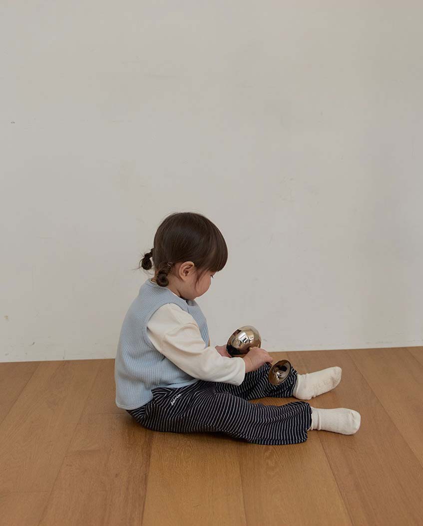 bebolien寬鬆條紋長褲 18