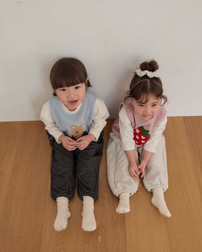 bebolien寬鬆條紋長褲 19