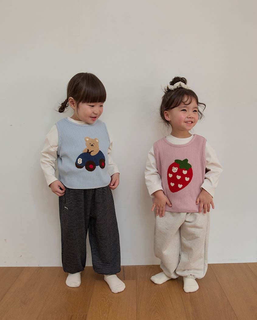 bebolien寬鬆條紋長褲 21