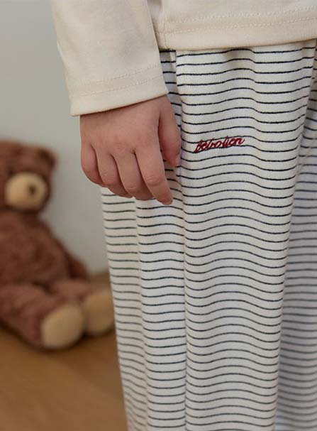 bebolien寬鬆條紋長褲 24