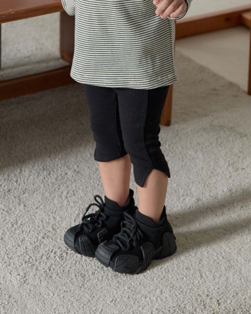 bebolien開叉彈性七分褲 04