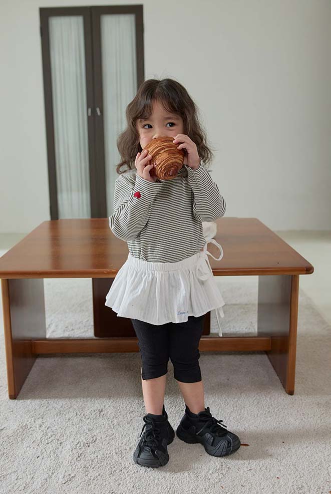 bebolien開叉彈性七分褲 05