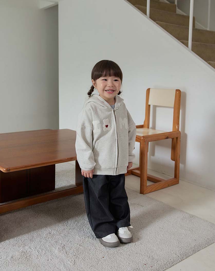 bebolien刺繡薄款牛仔寬褲17