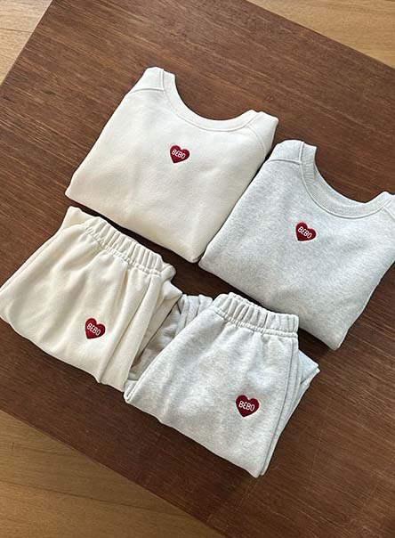 bebolien愛心刺繡拉克蘭上衣13