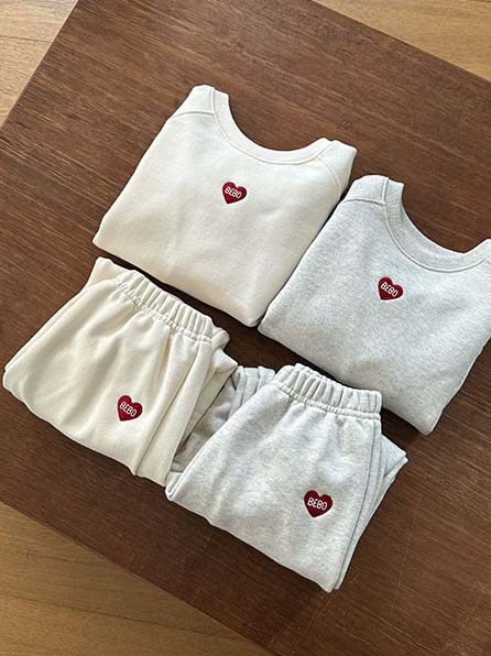 BEBOLIEN愛心刺繡長褲14