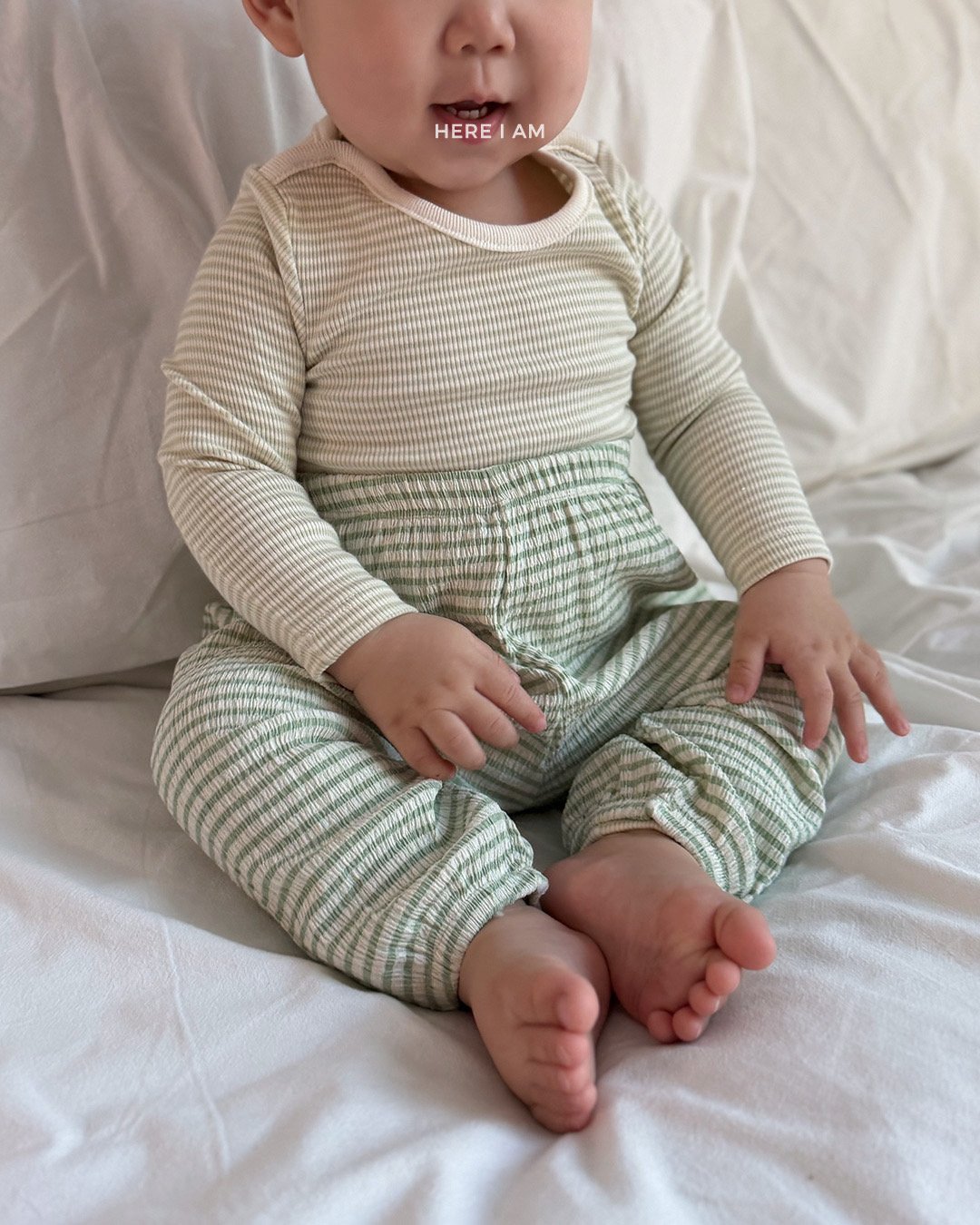 here i am 涼感防蚊薄長褲 30