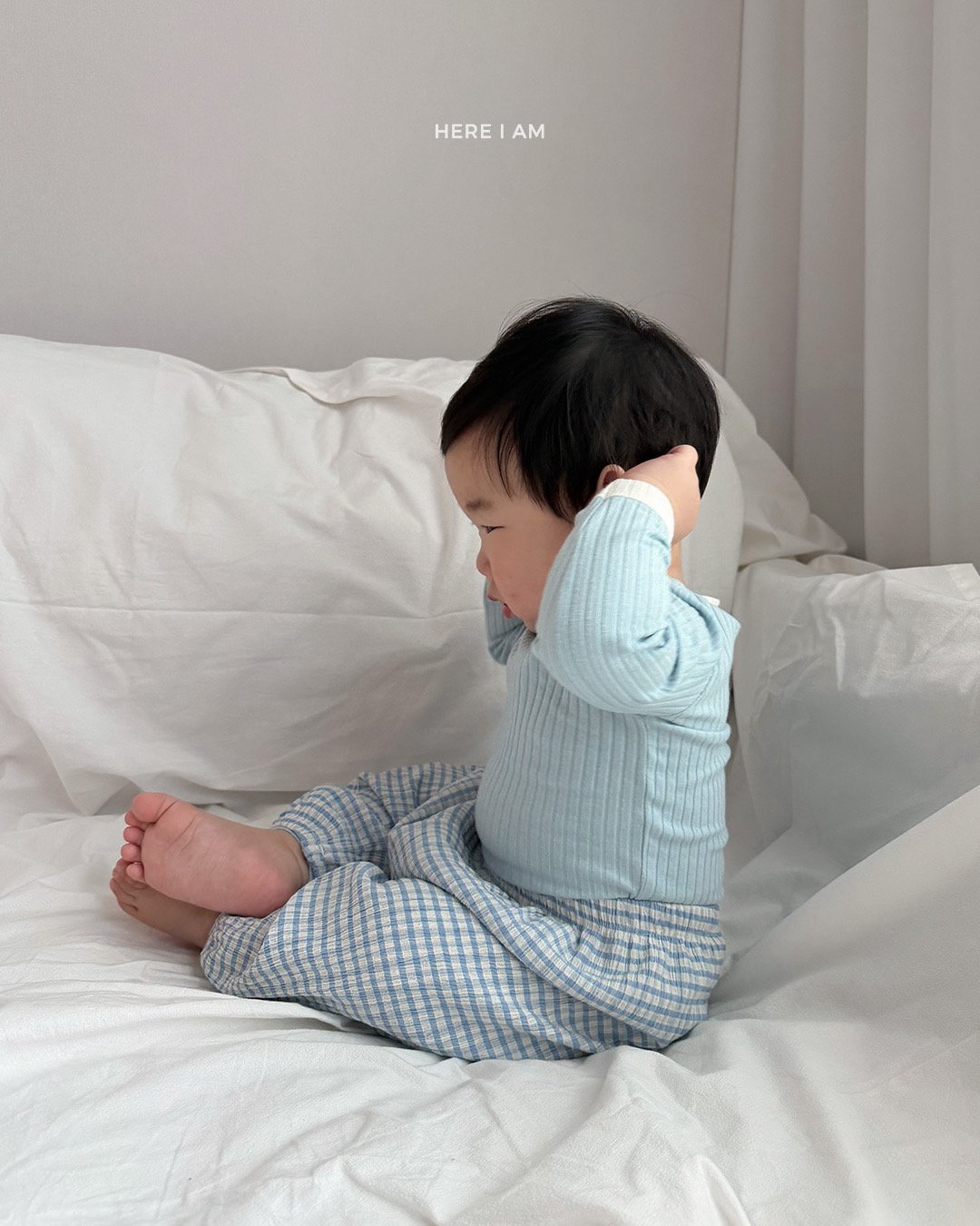 here i am 涼感防蚊薄長褲 32