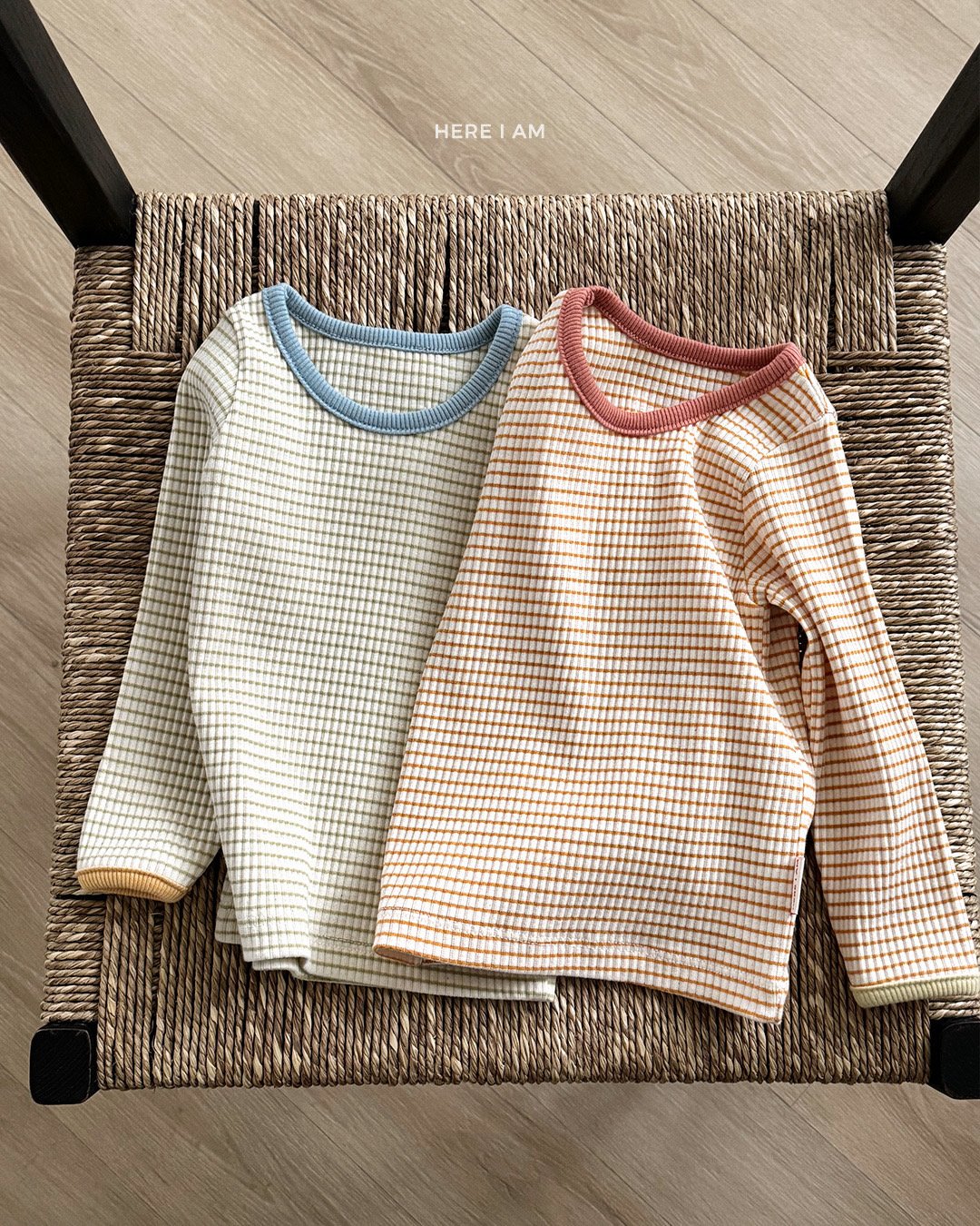 HERE I AM 彈性條紋家居服 10