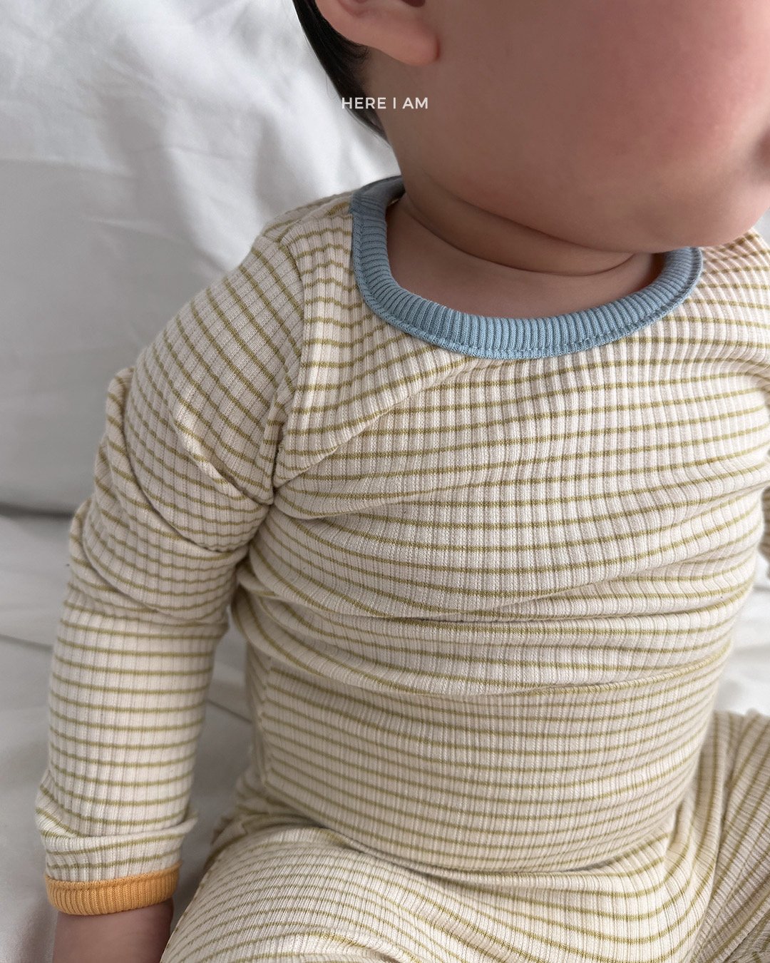 HERE I AM 彈性條紋家居服 05