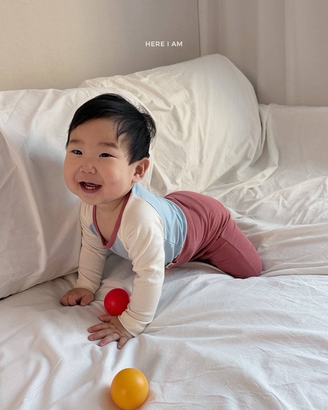 HERE I AM 撞色家居服 08