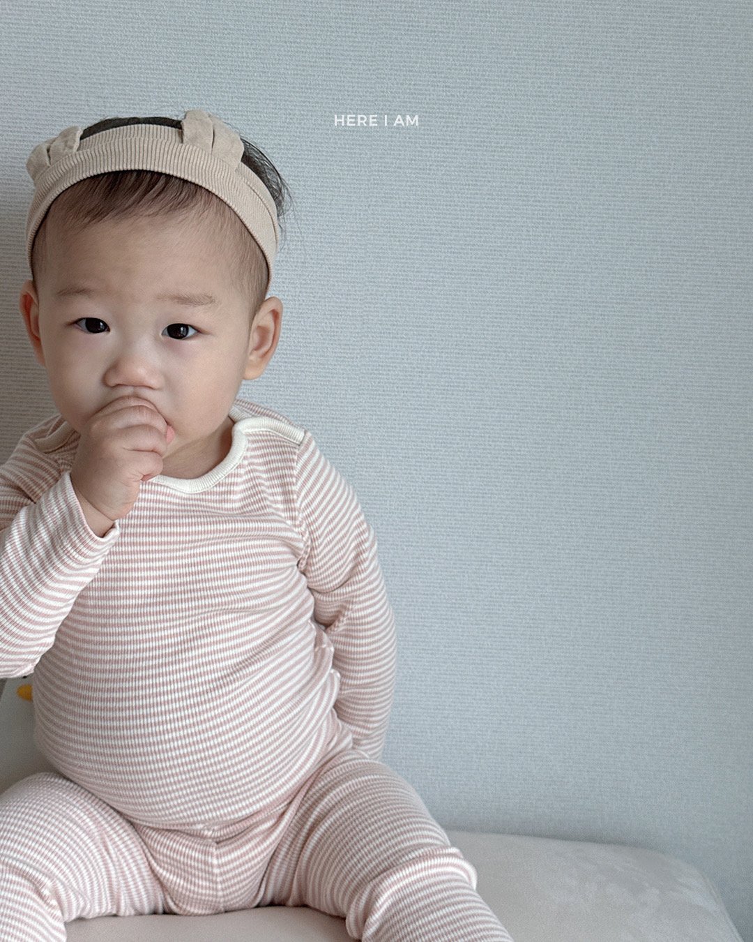 HERE I AM 橫條紋家居服 06