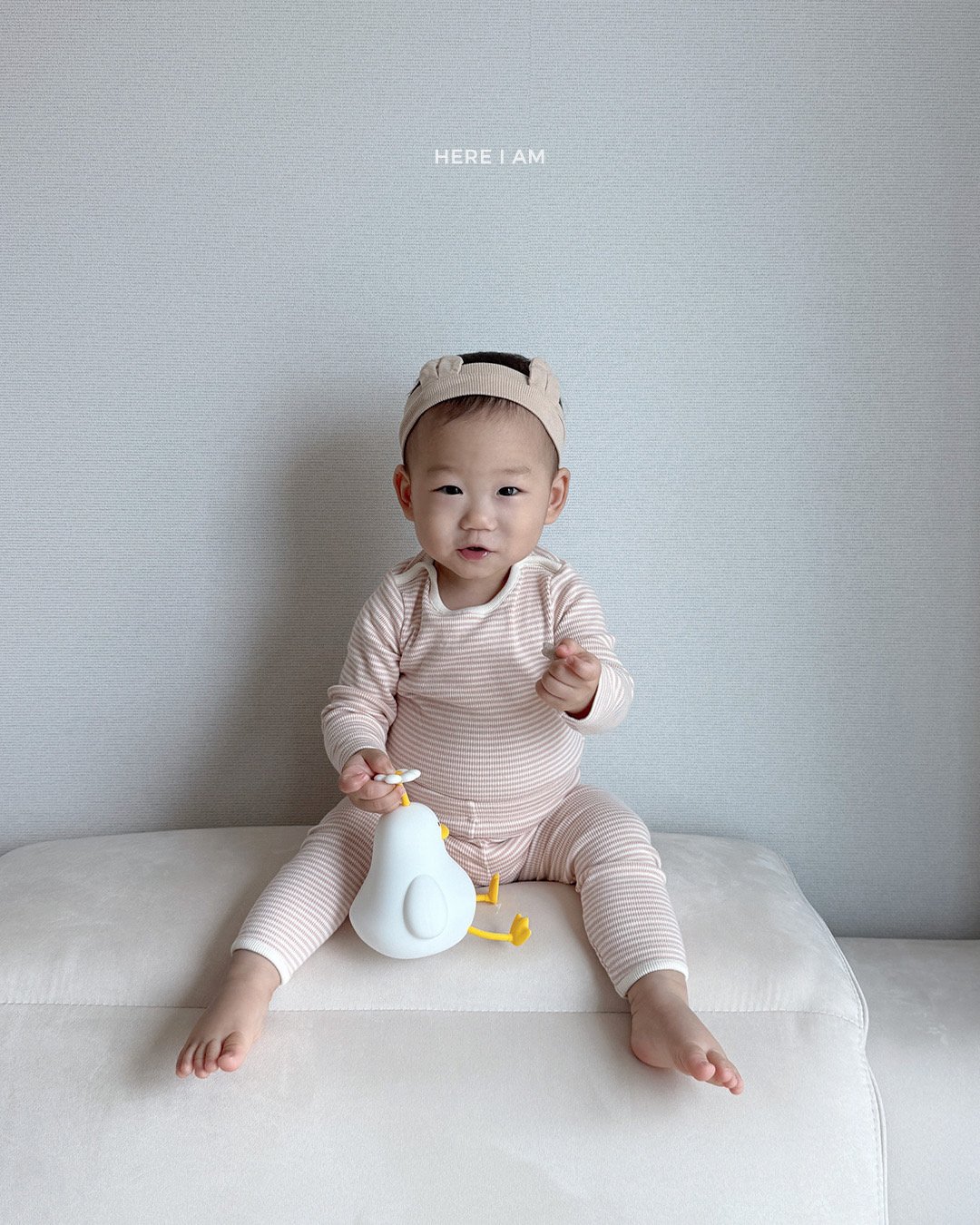 HERE I AM 橫條紋家居服 05