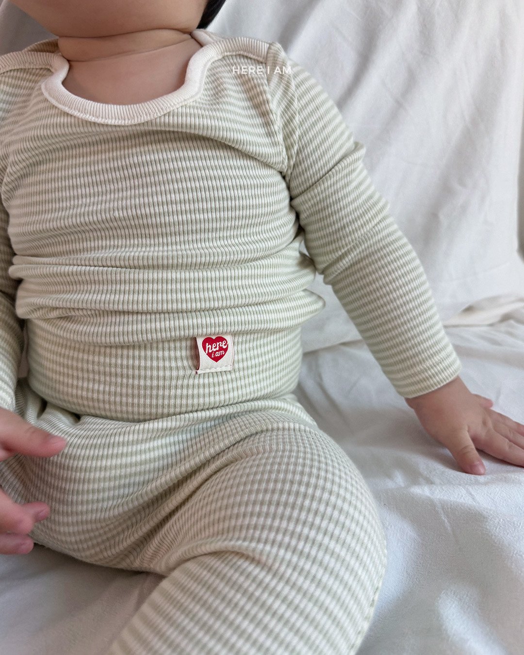 HERE I AM 橫條紋家居服 02