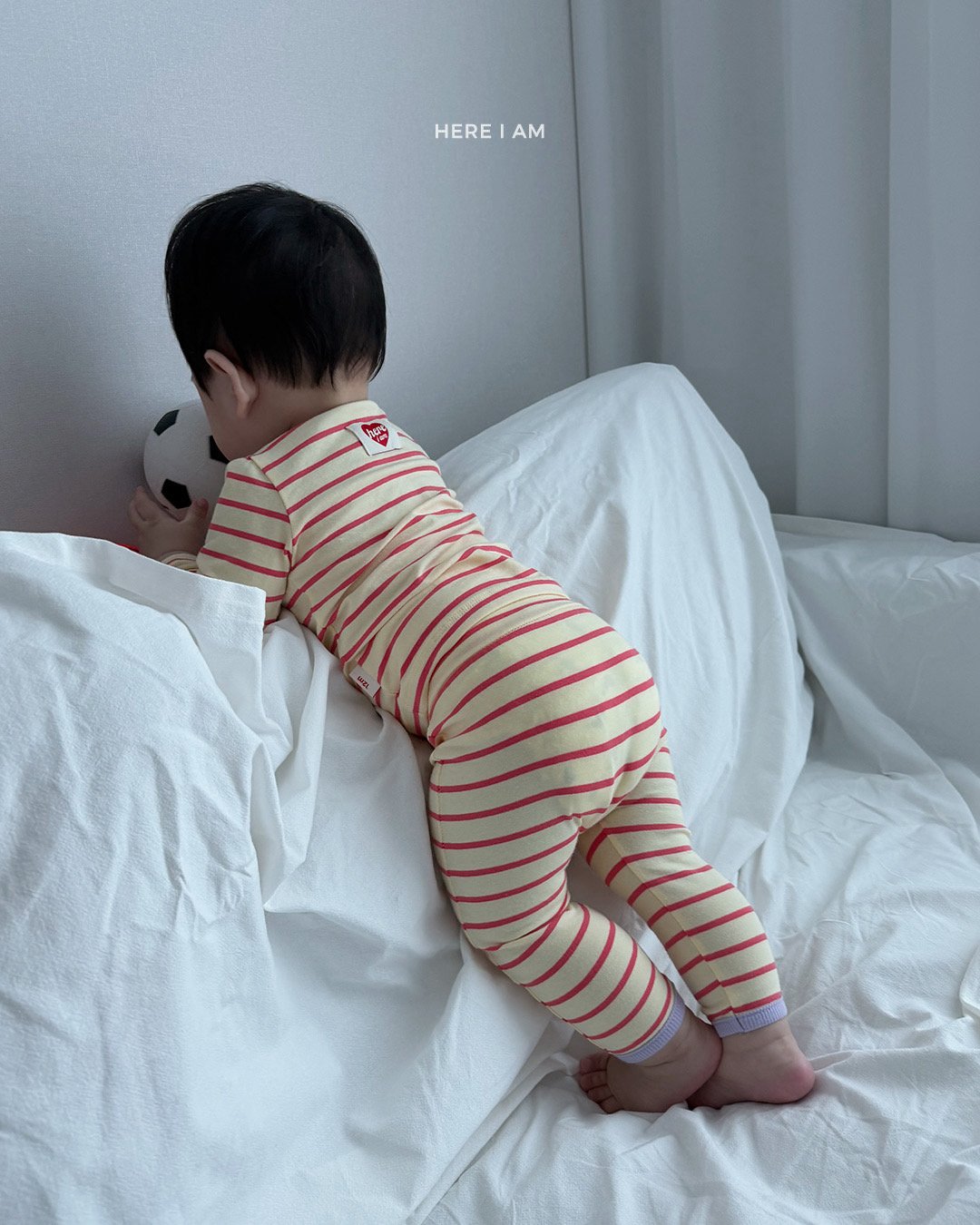 HERE I AM 寬條紋家居服 16